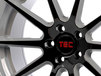 Tec Speedwheels GT-7 Grau-Schwarz-Seidenmatt