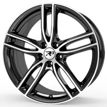 R3 Wheels R3H01 black polished